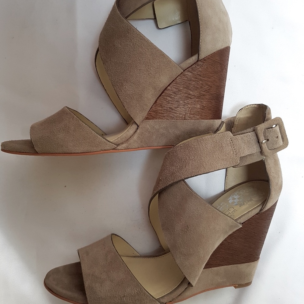 Vince Camuto Suede Wedge Heels Sz. US 8